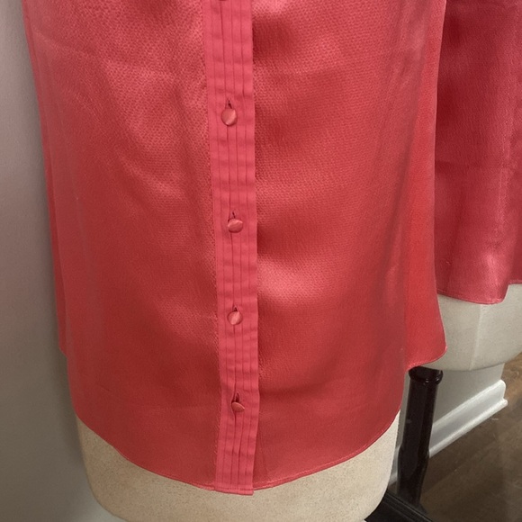 LILLY PULITZER SILK BUTTON FRONT SLEEVELESS BLOUSE Preppy, Old money, aesthetic - Picture 4 of 10
